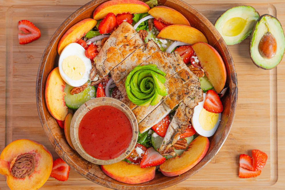 peach salad