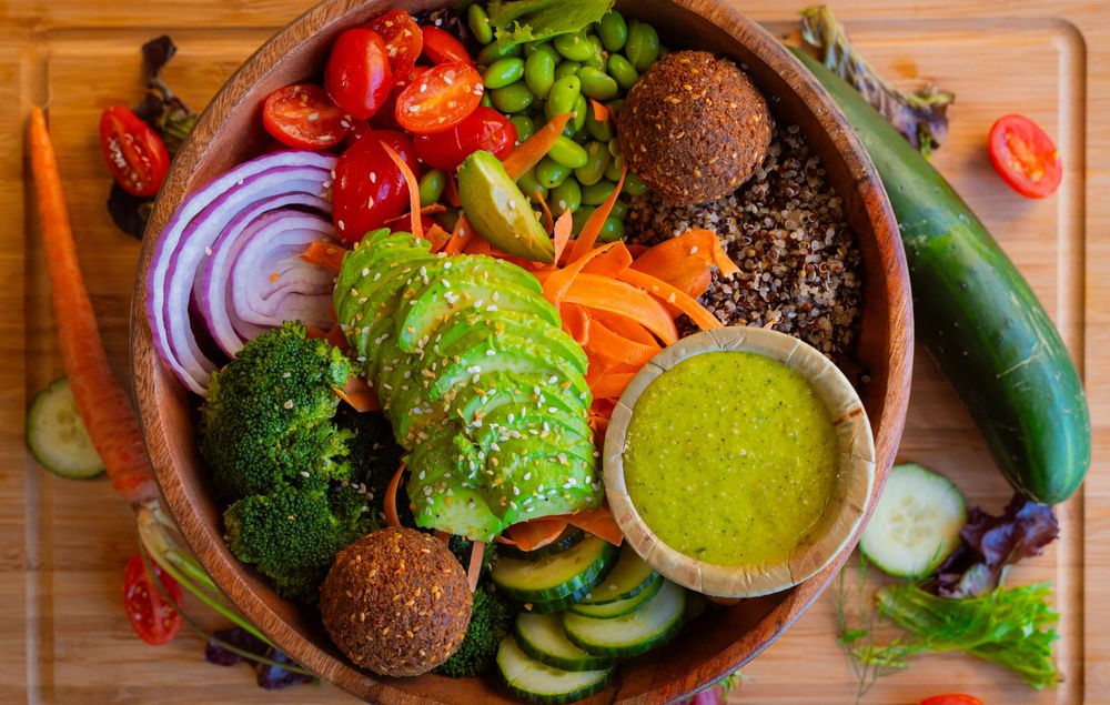 Salads - Avocado Buddha Bowl VDFGF