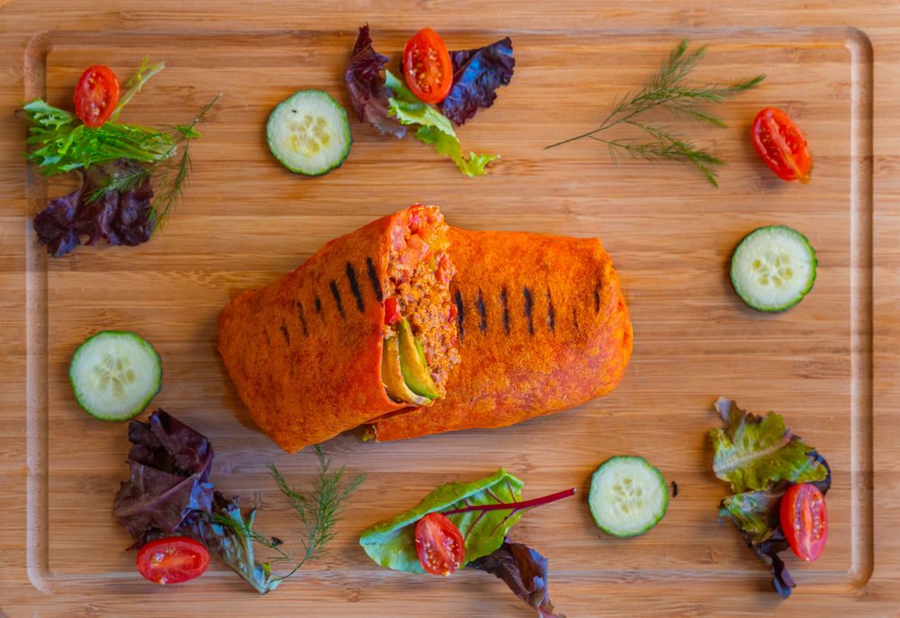 Power Morning - Avocado Vegan Chorizo Wrap VDF