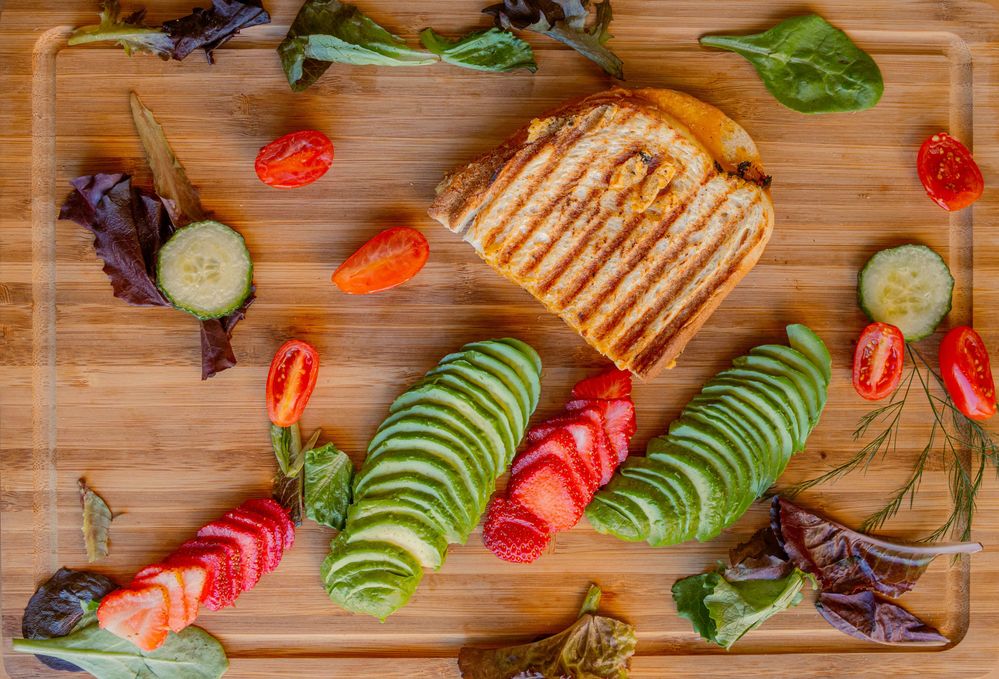 Kids Menu - Grilled Cheese Avocado Sandwich