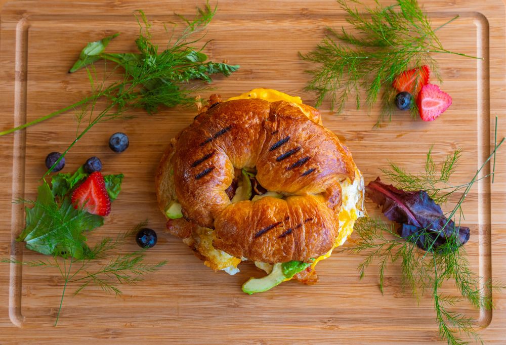 Power Morning - Avocado Bacon Egg  Cheese Croissant