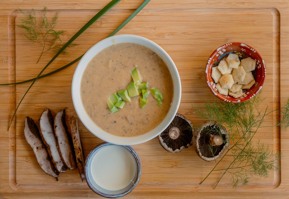 Soups - Avocado Creamy Mushroom GF
