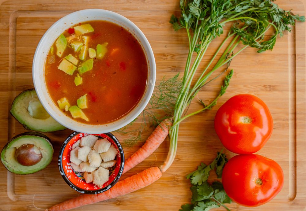Soups - Avocado Garden Vegetable Soup VGFDF