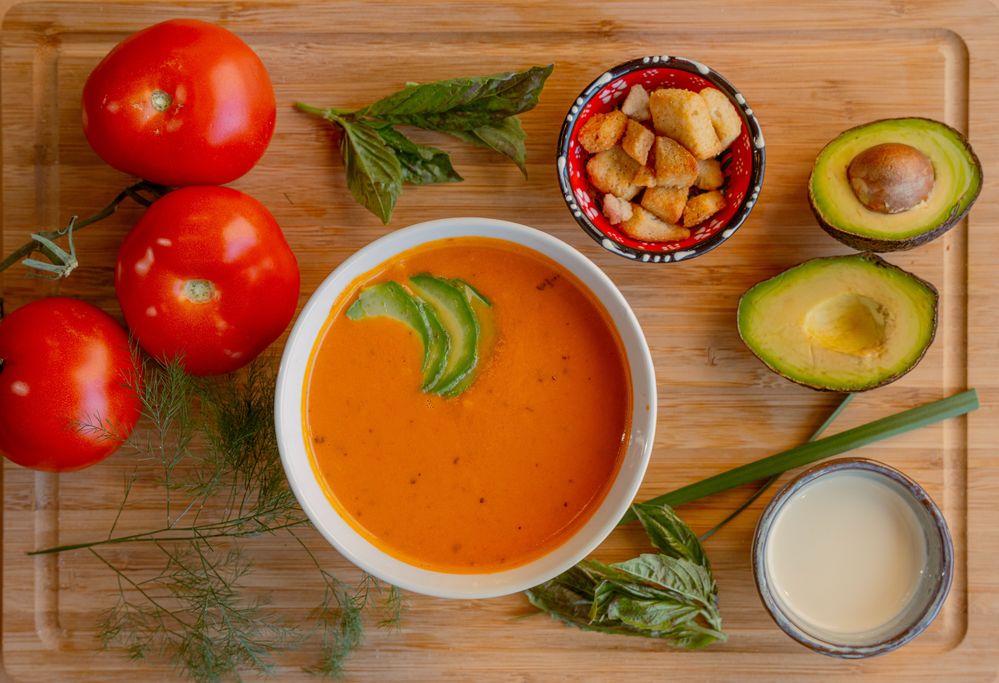 Soups - Avocado Tomato Basil GF