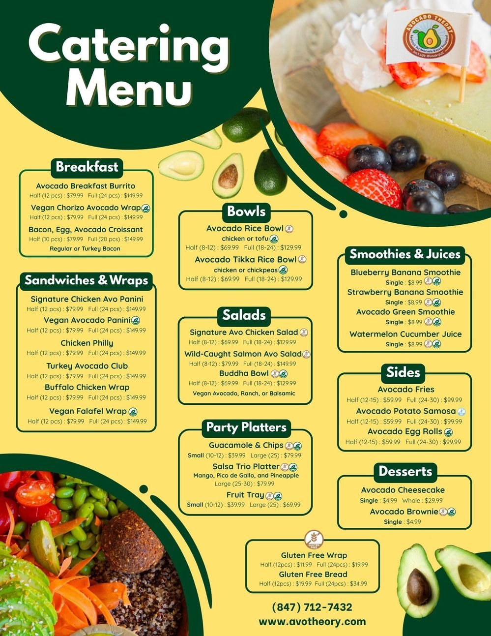 Catering Menu